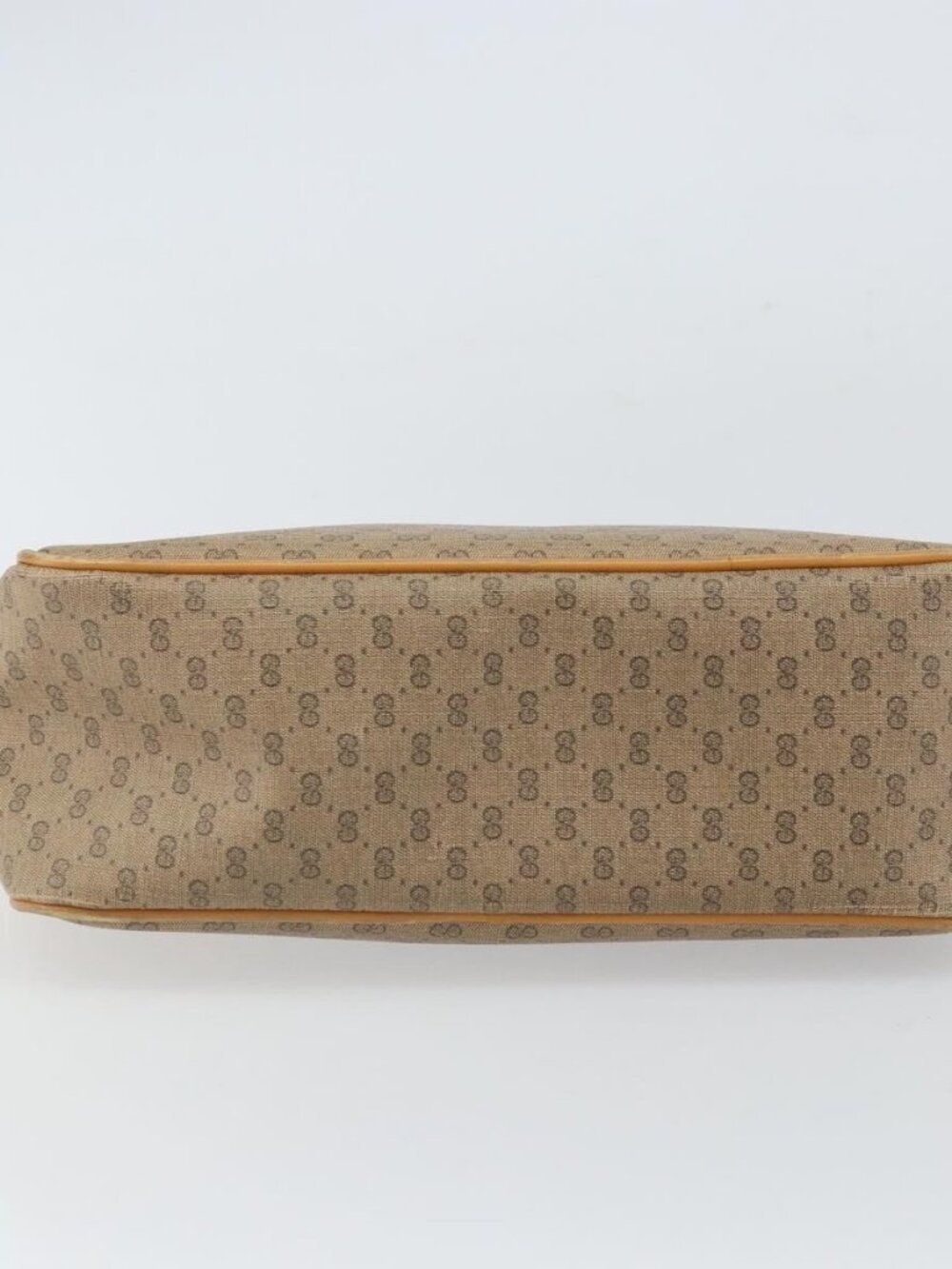 GUCCI Micro GG Supreme Shoulder Bag PVC Beige Gold Auth BA9394 - Picture 6 of 16